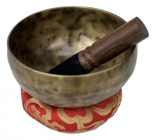 HAND-HAMMERED TIBETAN SINGING BOWL, HEALING, SOUND THERAPY GRADE 6-INCH